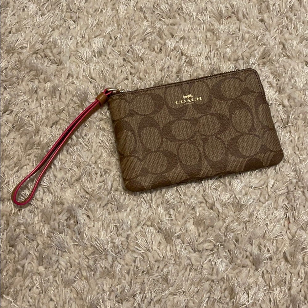 Mini Coach wristlet